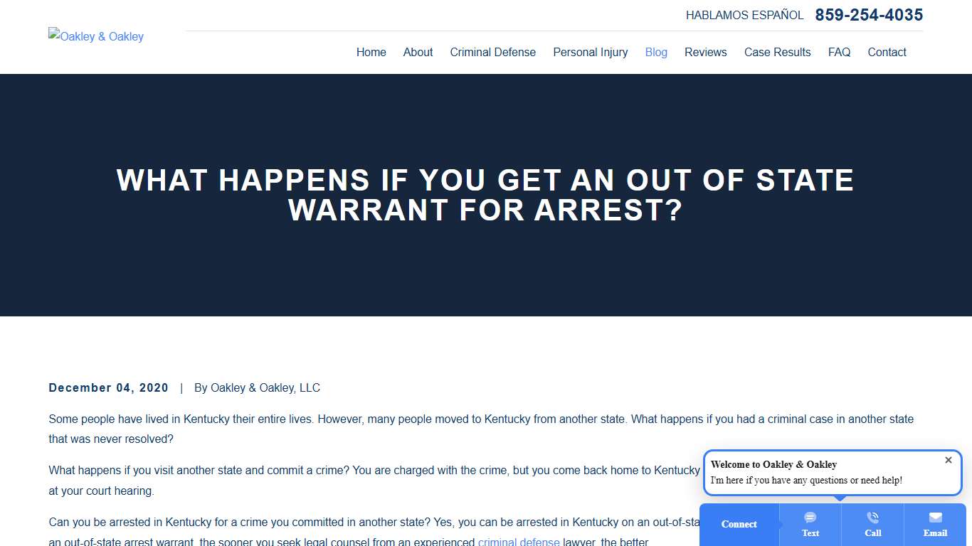 What Happens If You Get an Out of State Warrant for Arrest?